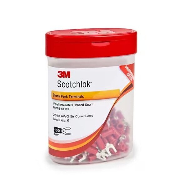 3M Fork Nylon Insulated, Wider-To For Use On Free-Standing Studs, 500PK MNG18-6FX - main