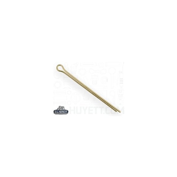 Huyett Cotter Pin, Zinc Yellow Carbon Steel, 0.125 in Dia x 2.500 in Effective Length CPY-125-2500 - main