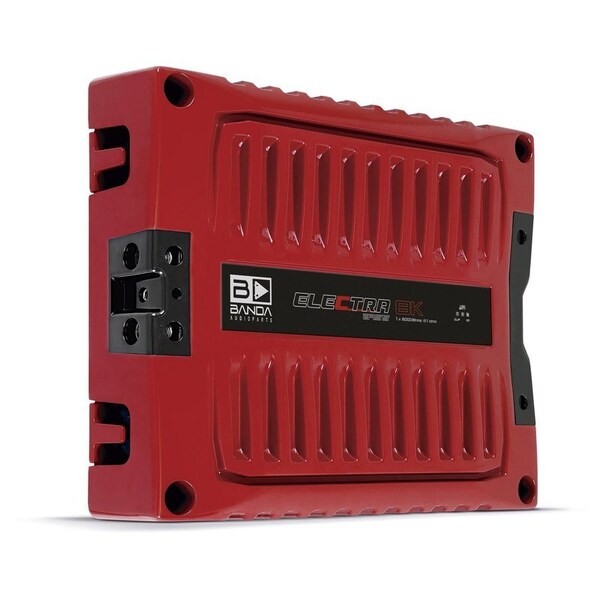 Banda RED Competition Vehicle BASS Audio Amplifier w/Built in Subsonic Filter up to 9000 Watts RMS PROFES ELEC8K1RED - main