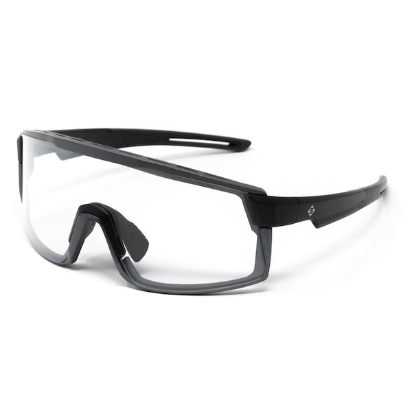Studson The Sentinal Safety Glasses ANSI Z87+ Clear/Black One Size, OS SENT-CZ87 - main