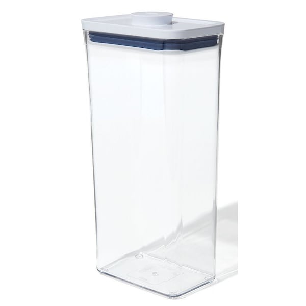 Oxo Good Grips POP Food Container, 3.7 qt Capacity, Plastic, Clear, 6-1/2 in L, 4.3 in W, 12.6 in H 11234400 - main