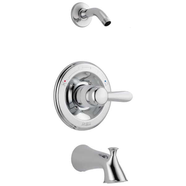 Delta Lahara Monitor 14 Series Tub & Shower Trim - Less Head In Chrome T14438-LHD - main