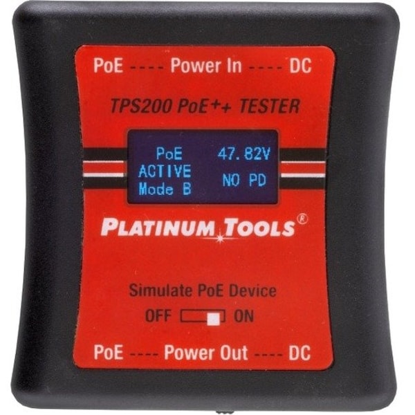 Platinum Tools POE+ TESTER. CLAMSHELL. TPS200C - main