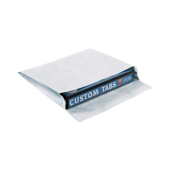 Box Packaging Tyvek Self Seal Expandable Envelopes, Side Opening, 10inW x 13inL x 2inD, White, 100/Pack TYE10132WS - main