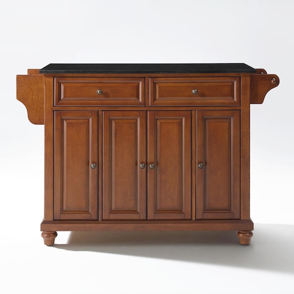 Crosley Cambridge Granite Top Full Size Kitchen Island/Cart KF30004DCH - main