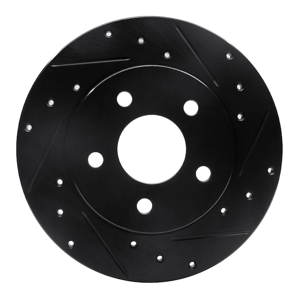 Dynamic Friction Co DFC Brake Rotor - Drilled and Slotted - Black 633-53004R - main