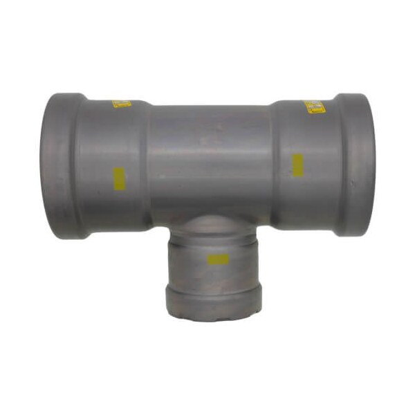 Viega MegaPressG tee P1 3 P2 3 P3 2 carbon steel zinc-nickel coating 28685 - main