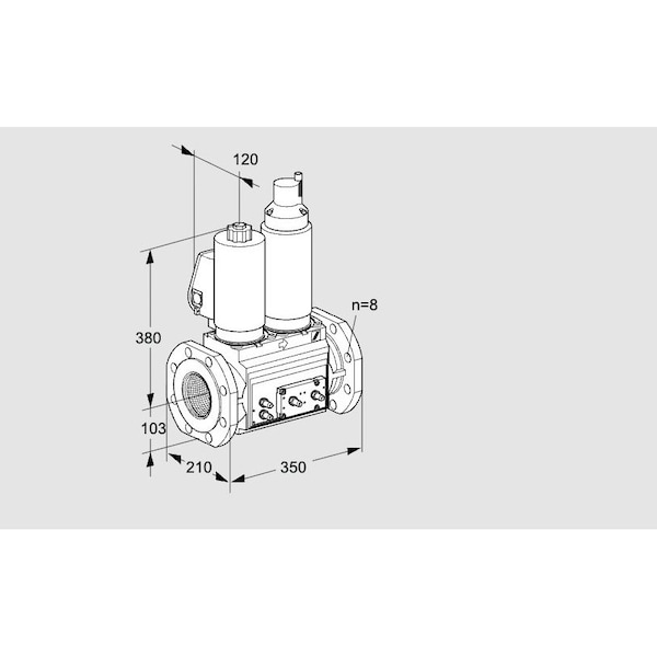 Honeywell Kromschroder Solenoid Gas Safety Valve – VCS Series, 500 mbar, IP65, Class A, EN 161 KS88205028 - main
