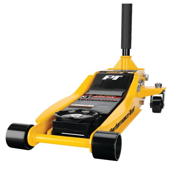 Performance Tool 3 Ton Low Profile Floor Jack, Rapid Lift, 6000 lb Capacity W1626 - main