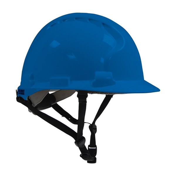 Pip Safety Helmet, JSP, HDPE, 4 Point Ratchet, Type 2, Class E, Blue 280-AHS240-50 - main