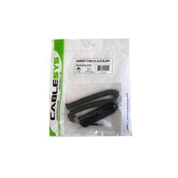 Td Innovations Gcha444012-Ffb Handset Cord 12 Flat Bla TD565226 - main