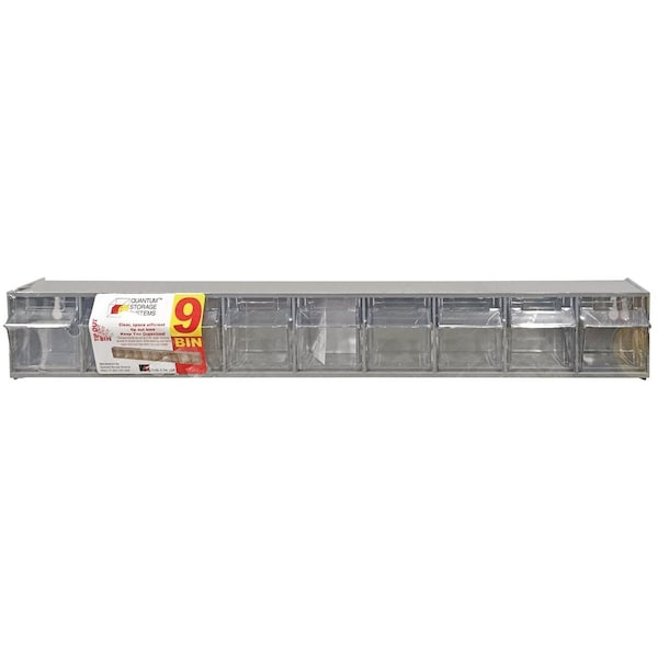 Quantum Storage Systems Small Gray Storage Tip Out Parts Bin RQTB309GY - main