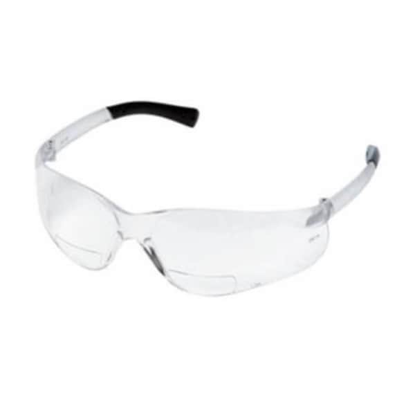 Mcr Safety Magnifier Option Bi-Focal Single Lens Safety Reading Glasses, +1.5 Diopter, Clear Lens BKH15 - main