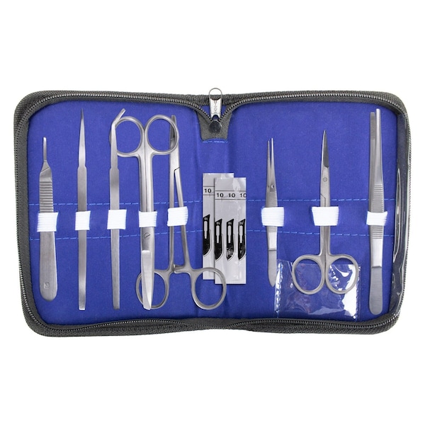 Generic Dissecting kit, 10 instruments, With Case ZB10 - main