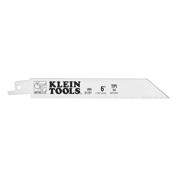 Klein Tools 6 in x 14 TPI Reciprocating Saw Blade, KLEIN, 5 PK 31727 - main
