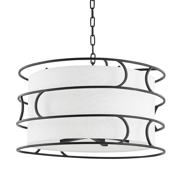 Troy Lighting Reedley 5 Light Chandelier 25.25 In. Forged Iron F8125-FOR - main