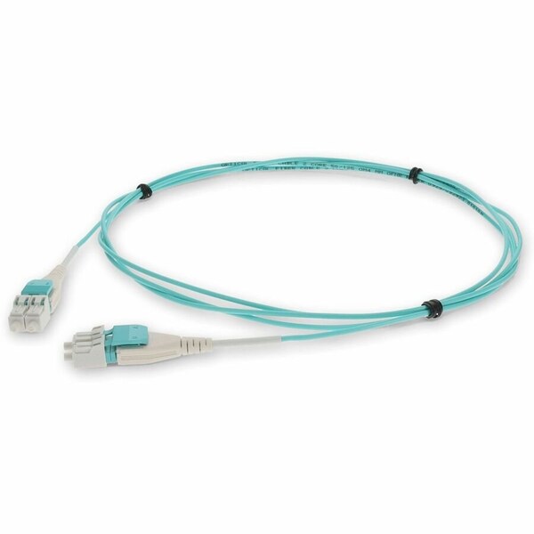 Add-On Addon 3M Lc (Male) To Lc (Male) Aqua Om4 Duplex Fiber Ofnr ADD-LC-LC-FM-3M5OM4 - main