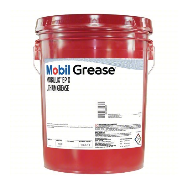 HOSS 　EP Bst TA.effects Mobil 35.2 lb, Pail, Mineral, Brown 103209 | Zoro