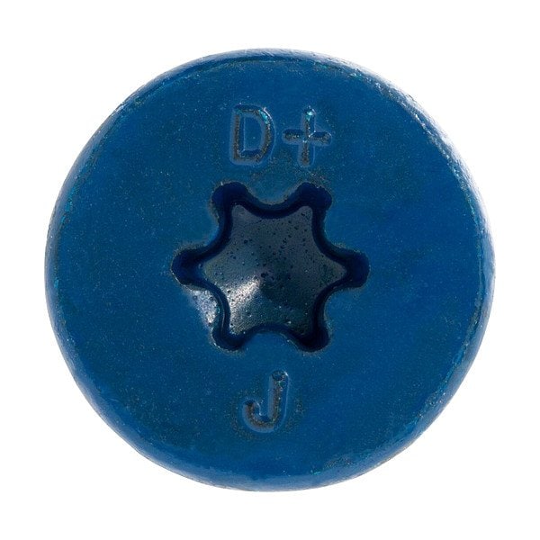 Dewalt Concrete Anchor Screw, 3/16 in Dia., Flat, 6 in L, Steel Zinc Plated, 100 PK DFM12776S - main
