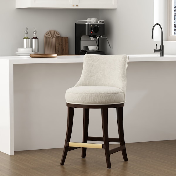 Manhattan Comfort Lucia Counter Stool in Natural CS022-NA - main