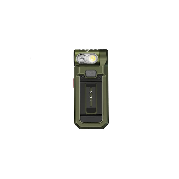 Fenix Lighting Fenix SW05R-RED: Clip-On Flashlight, White/Red LED, Lithium Ion, 150lm, Green SW05R-RED (Green) - main