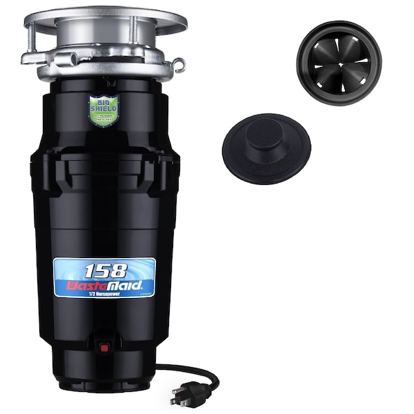 Wastemaid 1/2 HP Garbage Disposal Anti-Jam and Corrosion Proof with Stainless Steel Impellers 10-US-WM-158-3B - main