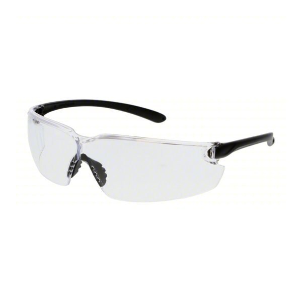 Mcr Safety BL1, Safety Glasses, Duramass Hard Coat, Polycarbonate Lens, Black Frame, Frameless, 1 PR BL110 - main