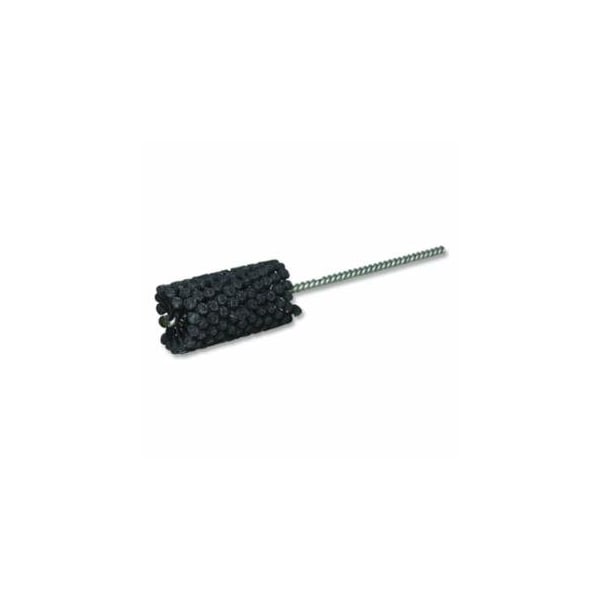 Weiler CrossFlex Bore Brush, Abrasive Globules, 1 in Dia, 7.875 in L, 0.213 in Stem Dia, 120 Grit 804-34190 - main