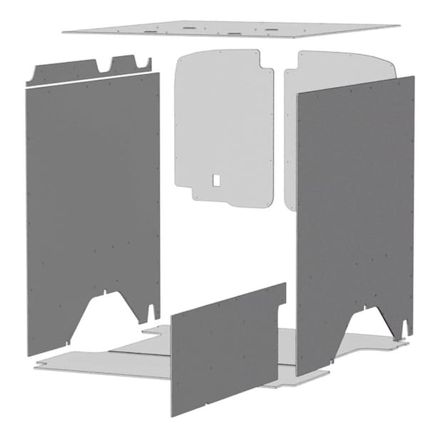 Legend Fleet 74C42614M Duratherm Wall Liner for 2020-2022 Ford Transit-150, Gray LFS_74C42614M - main