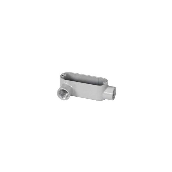 Bridgeport 1-1/4 in LL-Style Aluminum Conduit Body with Cover and Gasket LL-48CG - main