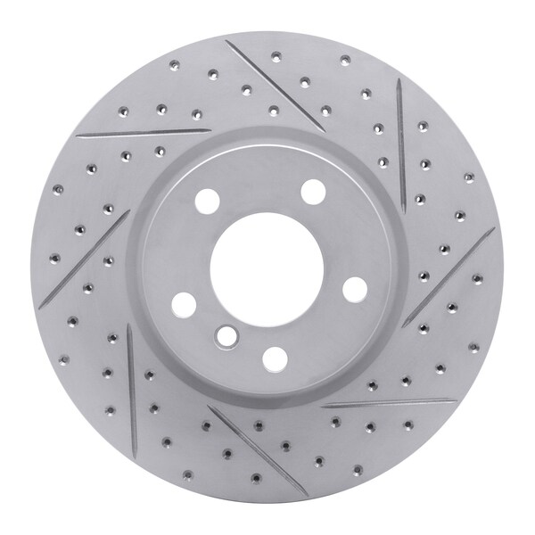 Dynamic Friction Co DFC Geoperformance Rotor - Drilled and Slotted 830-31151R - main