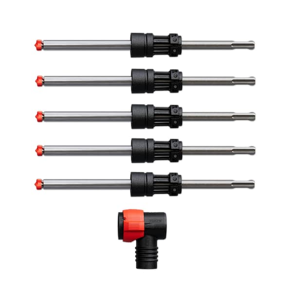 Diablo 1/2in. x 4in. x 10in. AMPED Rebar Demon SDS-Plus 4-Cutter Full Carbide Drill Bit, 5PK DMAPLA4440-S6 - main
