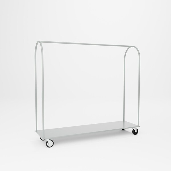 Pucel Double-Sided Garment Truck, 74 in W x 66 in H x 20.5 in D, Putty GT-72-SD - main