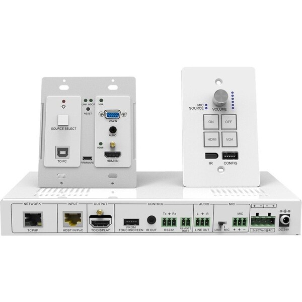 Siig WALLPLATE DESIGN ALLOWS YOU TO SELECT AND SWITCH BETWEEN ANY OF THE 2 SOURCE DEV CE-H23Z11-S1 - main