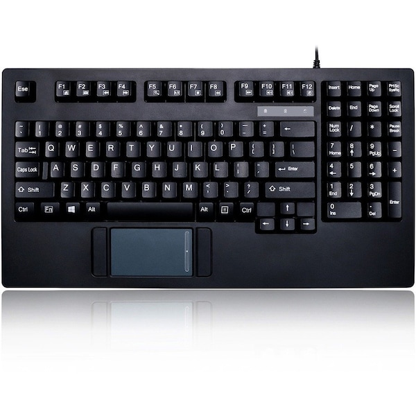 Adesso Publishing Adesso Easytouch Usb Compact Keyboard w/ Glide Point Touchpad , Fits AKB-425UB - main