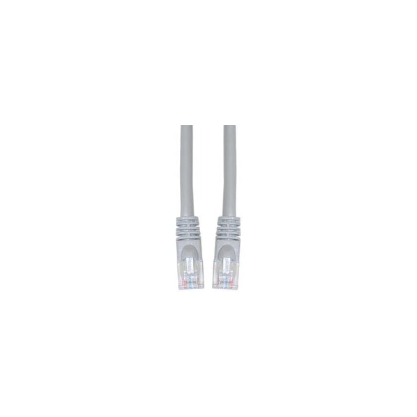 Cable Wholesale Cat6 Gray Copper Ethernet Crossover Cable, Snagless/Molded Boot, 25 foot 10X8-33125 - main