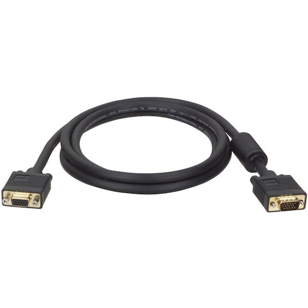 Tripp Lite Eaton Tripp Lite Series VGA High-Resolution RGB Coaxial Cable (HD15 M/F)), 50 ft. (15.24 m) P500-050 - main