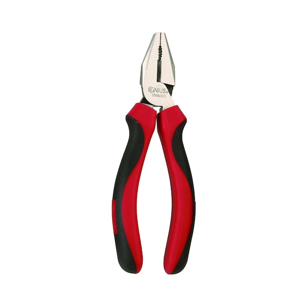 Genius Tools Side Cutter Pliers, 6in L Soft Handle 550612S - main