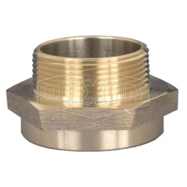 Dixon The Right Connection Hex Nipple, 1-1/2 in, FNST x MNYFD, Cast Brass, Domestic FM15F15NYFD - main