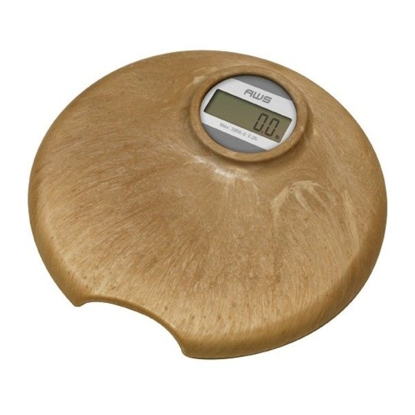 American Weigh Scales 396TERA Faux Marble Digital Personal Bathroom Scale with Battery 396TERA - main