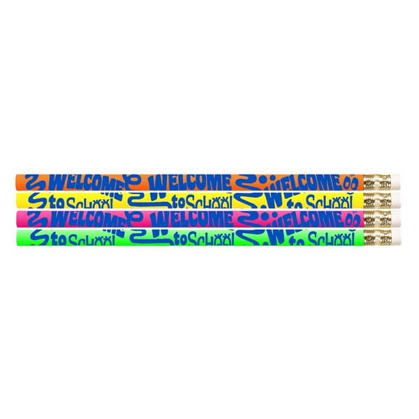 Musgrave Pencil Co Welcome To School Motivational Pencils, 144PK MUS1425G - main
