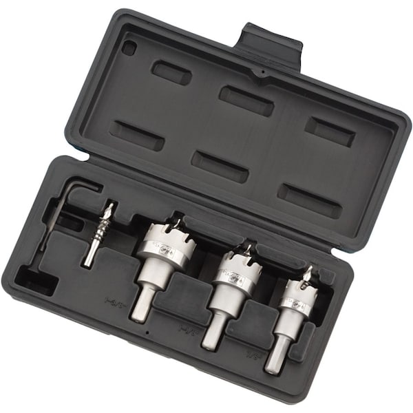 Ideal Hole Cutter Set, 7/8, 1-1/8, 1-3/8 In, 4 Pc 36-311 - main