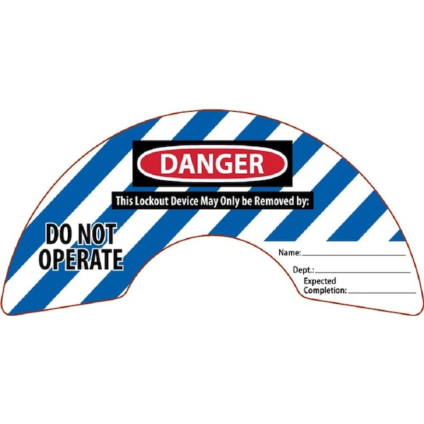 Accuform ROTATING GATE VALVE LABELS 6 in 10 in KDD427BU - main
