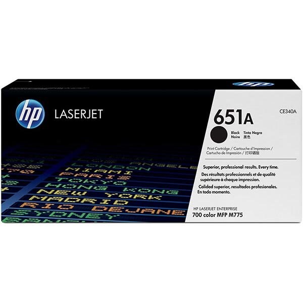 Hp 651A (CE340AG) Black Original LaserJet Toner Cartridge for US Government (13,500 Yield) CE340AG - main