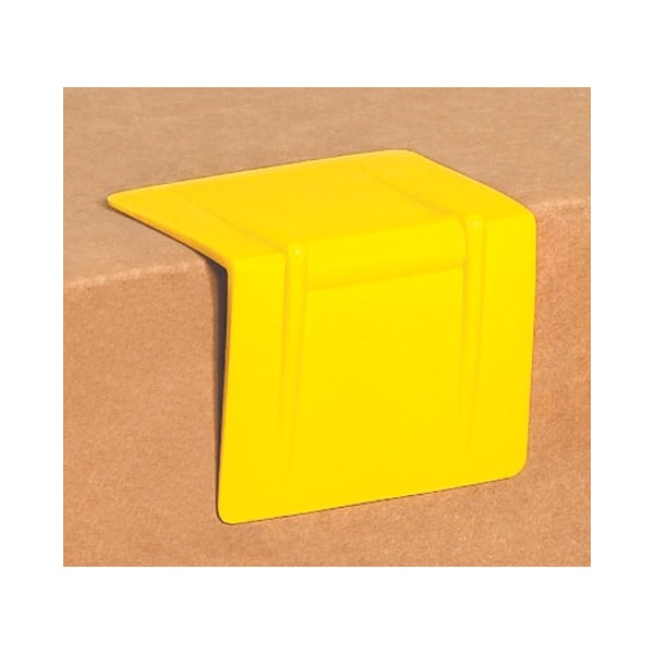 Partners Brand Plastic Strap Guards, 2 1/2" x 2", Yellow, PK1000 SPP252Y - main