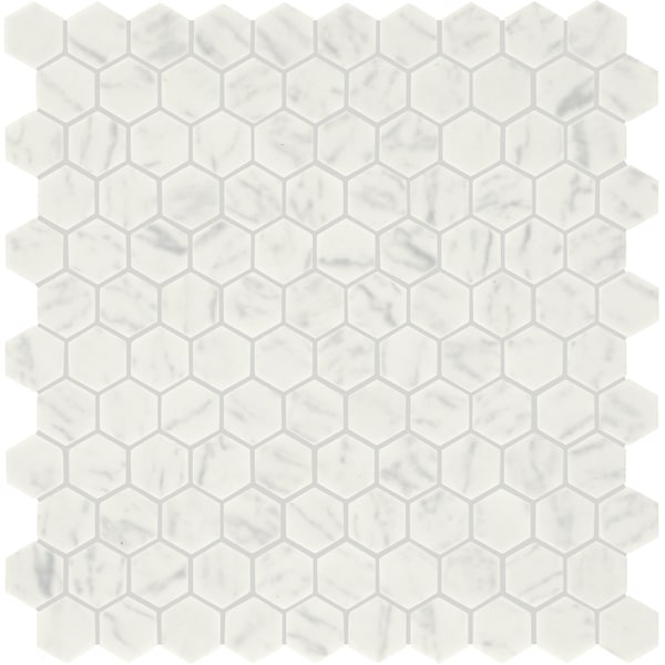 Daltile Uptown Glass 1in Hexagon Mosaic, 16.92 SQFT Per Carton, 18PK UP231HEXMS1P - main