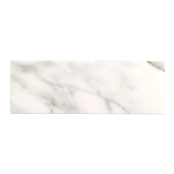 Apollo Tile White 4x12 Calacatta Gold Marble Honed Subway Floor and Wall Tile 5 sqft/case, 15PK APLFCT88412HA - main
