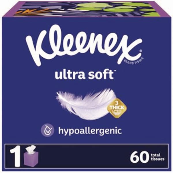 Kleenex Ultra Soft 3 Ply Facial Tissues, 18 PK 54278 - main