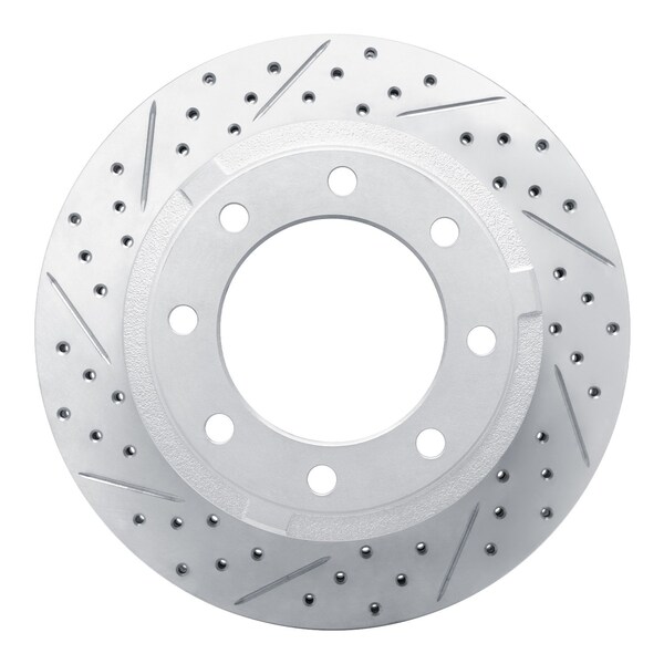 Dynamic Friction Co DFC Geoperformance Rotor - Drilled and Slotted 830-54227L - main