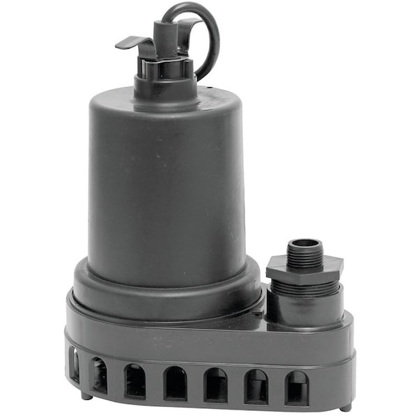 Superior Pump SUPERIOR PUMP 91570 Submersible Utility Pump, 120 V, 4.9 A, 1-1/2 in Outlet, 55 gpm 91570 - main